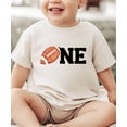 thumbnail image 3 of Football First Birthday Family Matching Shirts for Baby, Mom & Dad - Age One Sports Theme Party Tee Natural Shirt 12 Months, 3 of 8