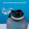 thumbnail image 4 of 2200ml Large Capacity Sports Water Bottle | Portable Outdoor Tote Jug with Tea Strainer | Frosted Plastic Big Belly Cup for Men & Women | Leakproof Travel Mug for Hiking & Daily Use, 4 of 5
