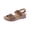 Brown, variant on Vedolay Platform Sandals Women Women's Comfort Summer Platform Heels, Cute Slip-on Flatform Sandals,Red 7.5