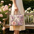 thumbnail image 5 of ZhangC Hummingbird Quilted Tote Bag for Women, 15.8x16.9 Inch Large Capacity Printed Shoulder Handbag, Lightweight Shopping Travel Purse with Inner Pocket, 5 of 6