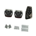 thumbnail image 4 of Nishiyuenyi 2 Pieces Brake Pedal Covers Automotive Professional Auto Accessories Generic Black Manual Gear, 4 of 9