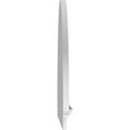 thumbnail image 4 of Ekena Millwork 66"W x 39-3/4"H x 2-3/4"P Half Round Sunburst Architectural Grade PVC Combination Pediment, 4 of 7