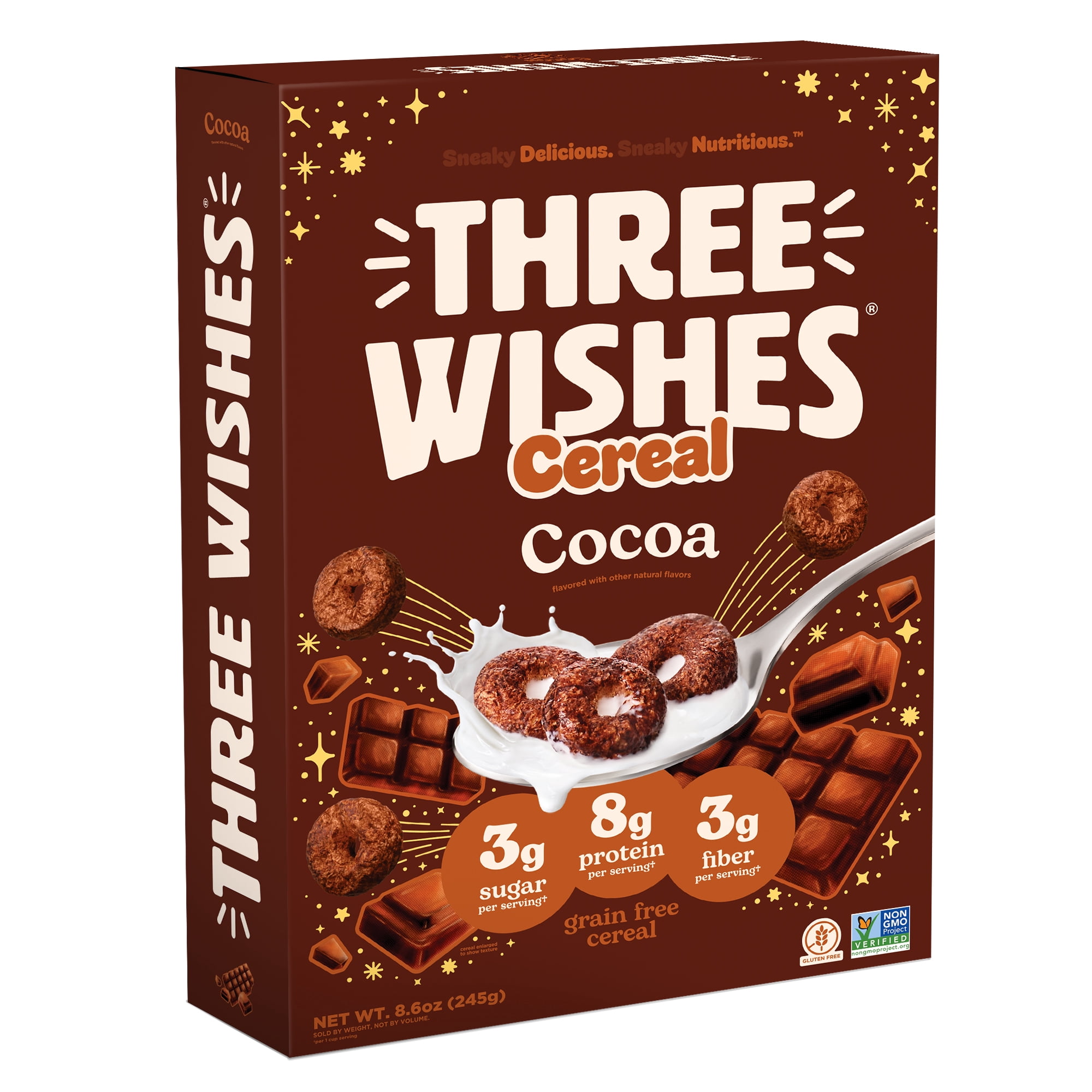 Three Wishes Grain Free Cereal Cocoa Gluten-Free 8.6oz