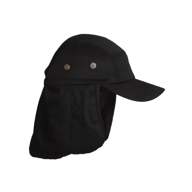 Top Headwear Chapeau à Rabat pour Vacances avec Couverture Complète - Noir