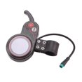 thumbnail image 2 of Lcd-lh100 24v/36v/48v/60v 5 Pins Electric Bike Display Thumb Throttle Speedometer Control Panel For, 2 of 4
