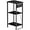 Black, variant on Tall Nightstand with Charging Station, 3 Tier Narrow Tall End Table with Storage, Slim Side Table with USB Ports and Outlets for Bedroom, Living Room, Office, Black