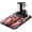 Vibrant Tr, variant on Psychedelic Trippy Mushroom Coffee Bar Mat, Absorbent Diatom Mud Dish Drying Pad with Gothic Aesthetic Fungi, Magical Forest Mushroom Kitchen Decor