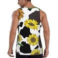 thumbnail image 3 of Haiem Sunflowers Country Men Workout Tank Top Gym Bodybuilding Sleeveless Muscle T Shirts Athletic Tank Breathable Workout Shirt-Small, 3 of 9