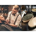 thumbnail image 4 of Beard brush man 100 Percent boar bristle hair brush, beard combmade of solid wood, with medium hard bristles to conquer and soften your beard, 4 of 5