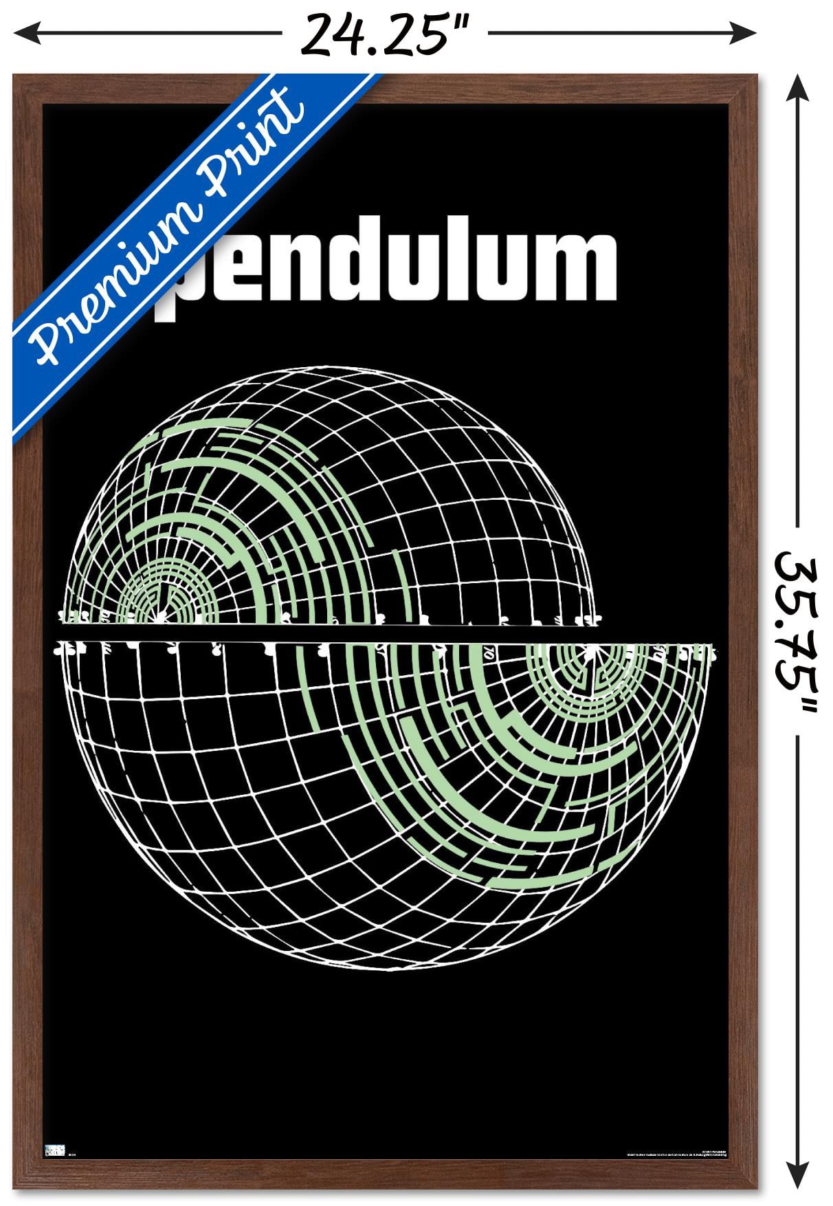 Pendulum - Globe Wall Poster, 22.375" x 34", Framed