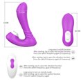 thumbnail image 3 of Vibradores de bragas invisibles para mujer, bragas inalámbricas de succión oral, juguetes para adultos, juguetes sexuales para mujeres, vibrador de placer con control remoto, succión de clítoris, vibr, 3 of 7