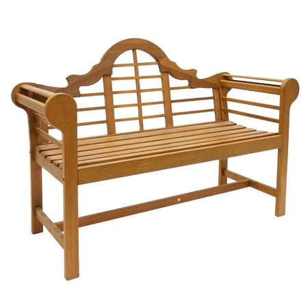 Achla 4-Feet Lutyens Bench - Natural Create an elegant garden with a handcrafted wrought-iron trellis by Achla Designs. We make a wide variety of sizes and decorative styles to fit every garden  offering the functionality of a sturdy plant support and the artistic beauty of an elegant wrought iron structure. Add a simple  bold  3-dimensional statement at your path or entryway with the Lattice Obelisk. Perfect for mandevilla  climbing jasmine  or black-eyed Susan vine on your deck or patio. Flank a path or entryway with blooming tea roses  create a stunning column of blooms at your entryway  or lift cucumber vines in the vegetable bed. Features : The Lattice Obelisk garden trellises by ACHLA Designs can be used to add a functional and decorative vertical feature to the garden. Attractive square pillar shape  with or without cover of foliage  makes an elegant addition to any outdoor garden  flanking an entry  lining a walk or pathway  even for weddings or event décor. Add to a bed  border  or large container planting to lift blooms to eye level. . Ideal for climbing plants  ornamental or edible- snap pea  runner beans  cucumber  mandevilla  or moonflower  in large containers  along paths or in flowerbeds. Freestanding support can be placed in any area of the home  yard  porch  patio  or garden. Airy wrought iron pieces are slim yet strong  providing a strength and longevity that can reliably support your plantings for many seasons. With a classic graphite corrosion-resistant finish that has the look of natural wrought iron. All Achla Designs Trellises are finished with a powder coating that is more resilient than liquid paint. The wrought iron is sealed leaving a hard finish that won’t chip or corrode easily and will last more than just one season. Create a Cottage Garden style with coordinating items- our Lattice Arbor  Lattice Garden Bench  or Lattice Wall Trellis or Free-Standing Lattice Trellis. Material: Wrought Iron. Finish: Graphite Powdercoat Finish. Dimensions : 67 x H 20 x W 20 x D.