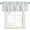 Grey, light blue, variant on Kitchen Curtain Valances for Windows,Abstract Sage Green Gray Leaves Rod Pocket Small Valance Short Window Treatment for Bedroom Bathroom Living Room,42"x18"