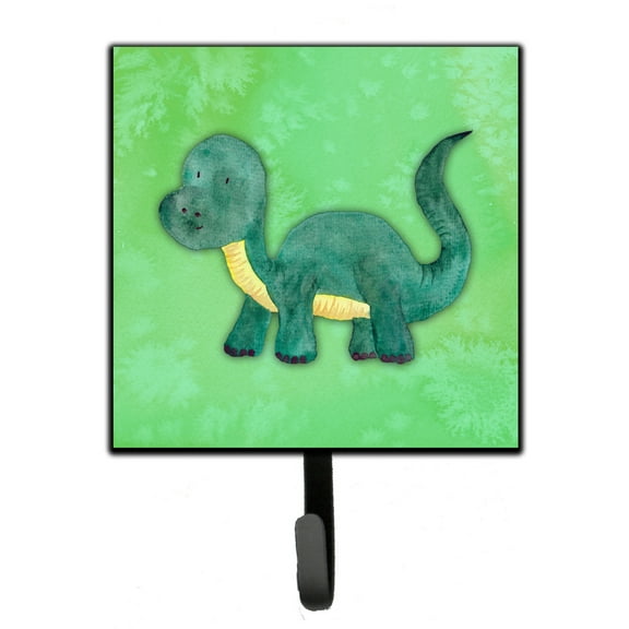 Carolines Treasures BB7404SH4 Brontosaurus Watercolor Leash or Key Holder Single Hook multicolor