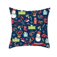 thumbnail image 1 of Moyic 1 funda de almohada, decoración navideña para el hogar, Reno, Papá Noel, funda de cojín de árbol, adorno navideño, regalo de Navidad 2020, Decoración del hogar #11 Moyic HA000414-11B, 1 of 6
