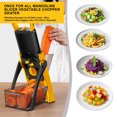 thumbnail image 3 of ONCE FOR ALL Mandoline Slicer Adjustable Stainless Steel Vegetable Chopper, 3 of 10