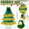 thumbnail image 3 of YIKA 23-Inch Christmas Tree-Shaped Doorway Gooses Decoration With Lights Christmas Decorations Green, 3 of 6