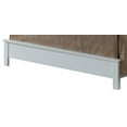 thumbnail image 4 of Contemporary Home Living Full Platform Bed with Storage Shelves - 81" - White, 4 of 5