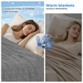 thumbnail image 2 of Vintage Dark Gray Cooling Blanket,Lightweight Summer Throw Blanket with Double Sided Cold Effect,Farmhouse Retro Solid Color Linen Texture Picnic Blankets Bed Sheet for Hot Sleepers 30"x40", 2 of 8