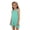 Mint Green, variant on WUANDIXFA Girls Sleeveless Swim Cover Up Kids Summer Swimsuit Coverup Twist Front Beach Dress 5-14Y (Purple, 5-6 Years)
