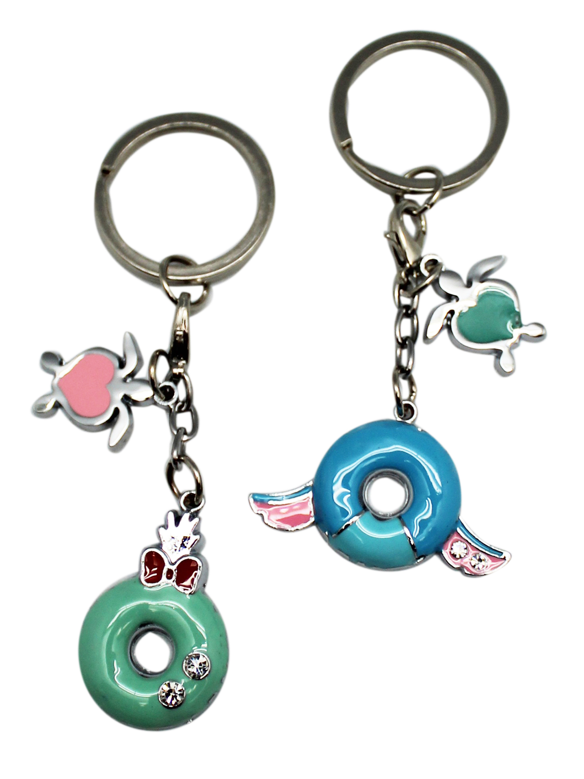 Disney's Stitch and Scrump Circular Charm Keychain Set (2pc) - Walmart.com