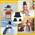 thumbnail image 5 of 90PCS 3 Size Mini Top Hat Black Velvet Tiny Formal Hats Plastic Miniature Hats, 5 of 5