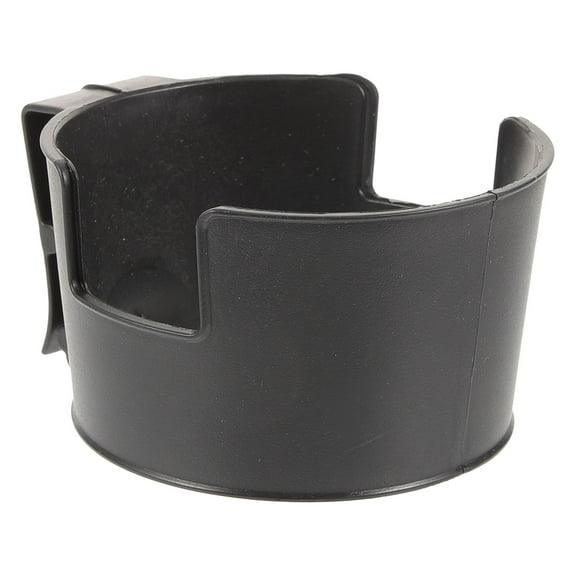Portable Plastic Cup Holder for Car with Sturdy Design Black Color Fits Most Beverage Cups