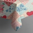 thumbnail image 5 of Pioneer Flower Floral Print Pattern Square Tablecloth, Waterproof Wipeable Spillproof Washable Table Cover for Home Kitchen Party Decor, 60"x60", 5 of 6