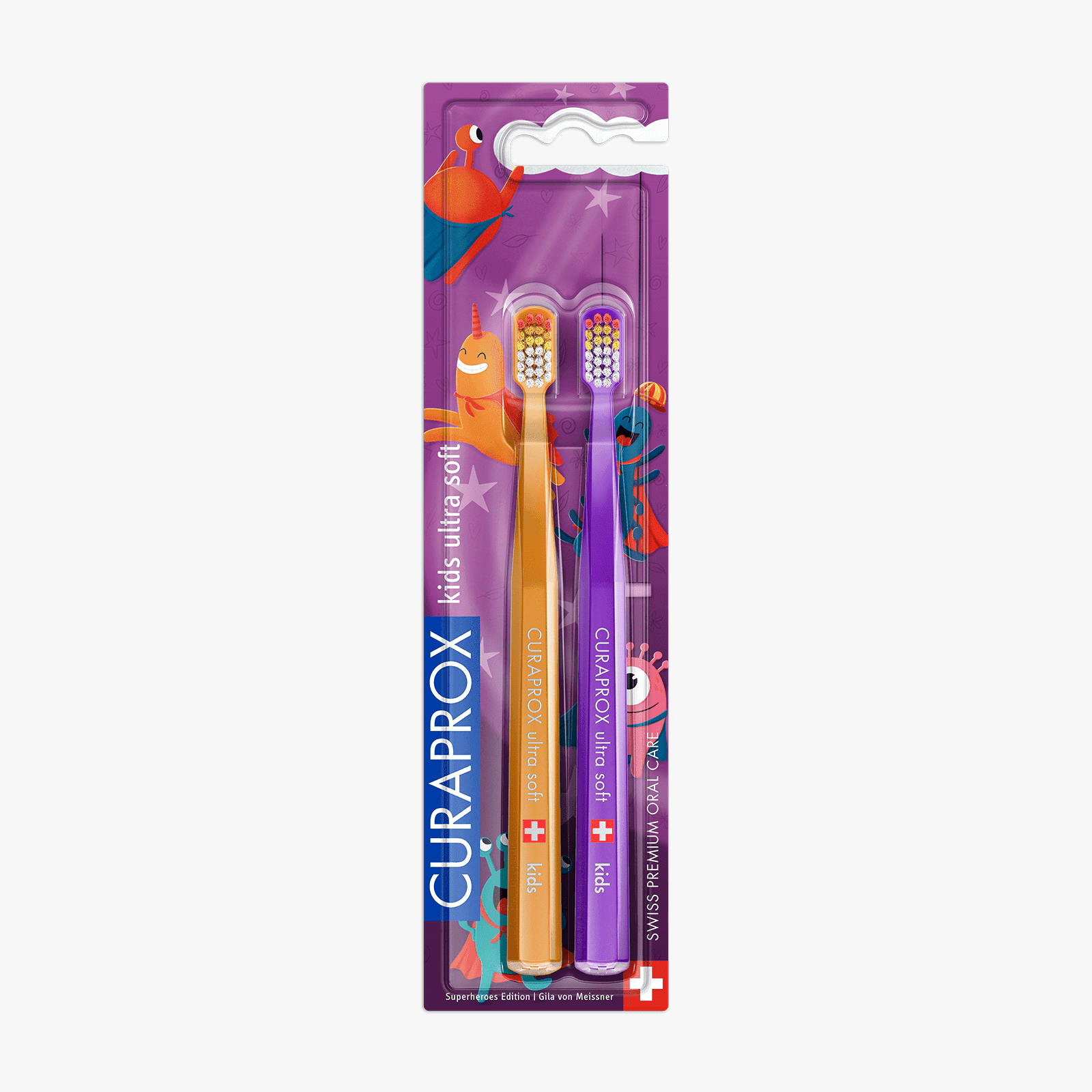 Curaprox Ultra Soft Toothbrush 3-Pack with 5,460 Curen Filaments