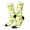 2 Black-2, variant on Cartoon Corn Pattern Sport Socks for Women and Men Crew Socks Sporty Calf Socks Casual Socks
