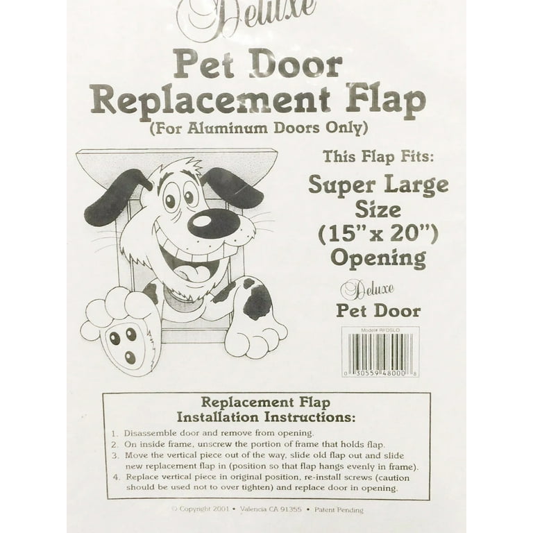 Ideal Pet Replacement Flap Aluminum Frame Super Large 15 x 20