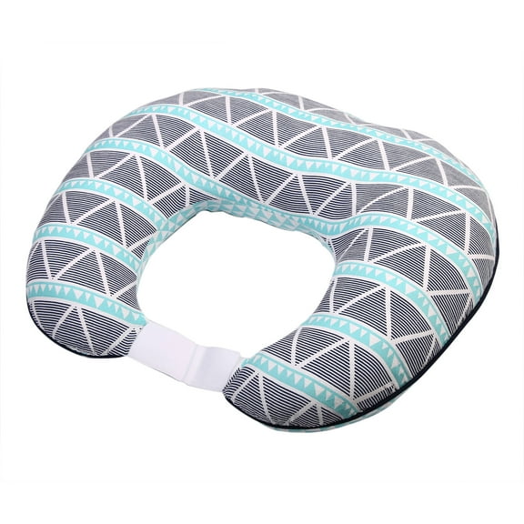 Bacati Liam Aztec Aqua/Navy Large Triangles Muslin Nursing Pillow Cover fits perfectly only Bacati