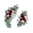 thumbnail image 4 of 2pcs Boda Arch Flores Arch Archivo Floral Boho Ornamento Decoración de botín de flores artificiales para la del hogar de fondo, 4 of 7