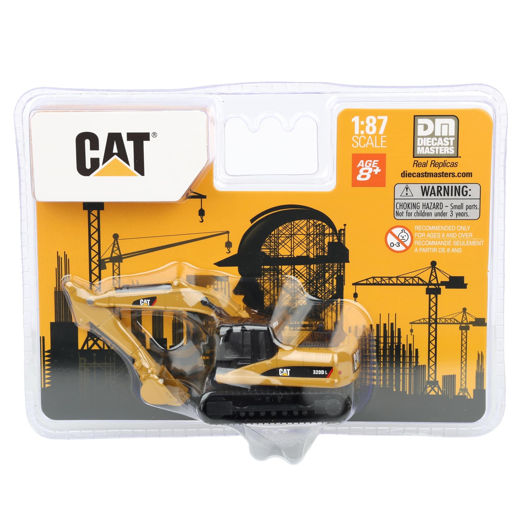 thumbnail image 5 of CAT Caterpillar 320D L Hydraulic Excavator Yellow 1/87 (HO) Scale Diecast Model by Diecast Masters, 5 of 5
