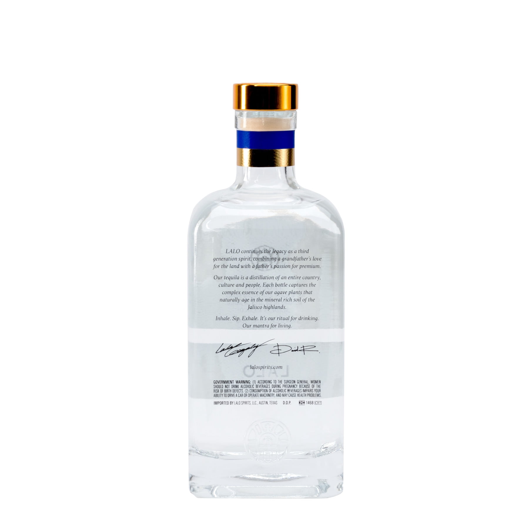 LALO, Blanco Tequila, 750 ml, 100% Blue Agave, 40% ABV - Walmart.com