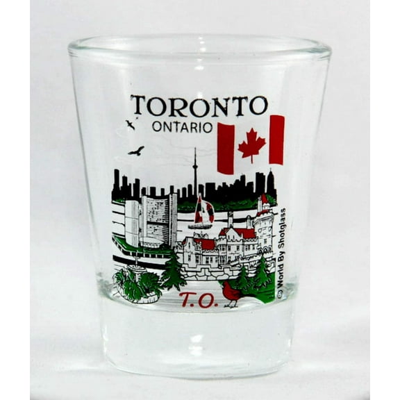 Toronto Ontario Canada Great Canadian Cities Collection Shot Glass