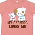 thumbnail image 4 of Inktastic My Grandpa Loves Me Girls Girls Toddler T-Shirt, 4 of 5