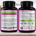 Organic Beet Root Powder Capsules 1350mg, 200 Veggie Pills with Black