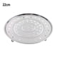 thumbnail image 2 of Stainless Steel Steamer Tray Rack Plate Steam Cooking 3 Stands Round Type 18-30 Multipurpose Steamed Slices With Feet, 2 of 11