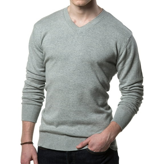 Autumn Hues V-Neck Sweater