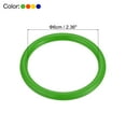 thumbnail image 2 of Uxcell 6cm Plastic Carnival Ringtoss Rings Game Hoop 24 Pack (Blue, Green, Orange, Yellow), 2 of 5