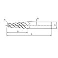 thumbnail image 3 of 4Pcs/Set 0.25-1.0Mm Carbide Tapered Ball Nose End Mill Milling Cutter 1/8" Shank, 3 of 6