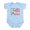 Sky Blue, variant on CafePress - Brain Cancer Heaven Needed Hero 1. Infant Bodysuit - Baby Light Bodysuit, Size Newborn - 24 Months