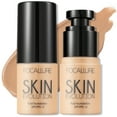 thumbnail image 1 of FOCALLURE 2 Pcs Skin Evolution Liquid Foundation, Medium to Full Coverage with Matte Finish,Natural Natural, 1 of 7