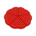 thumbnail image 4 of Baking Waffle Silicone Mold Safe  Elasticity Easy Demoulding DIY Baking Mold for Making Puddings Cake Chocolates, 4 of 7