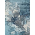 thumbnail image 6 of Luxe Weavers Nuvola 8722 Abstract Area Rug Blue 5x7, 6 of 9