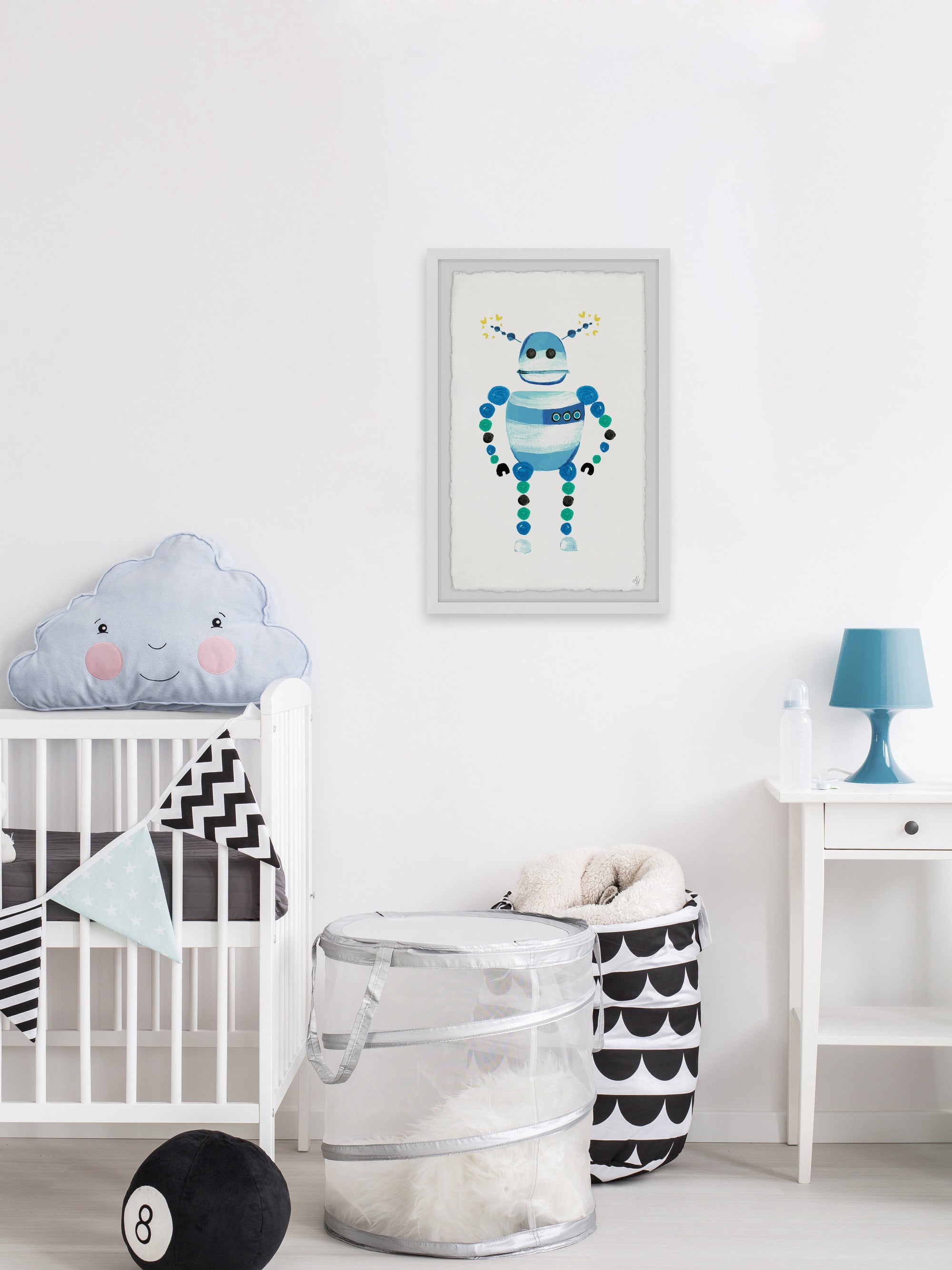 Marmont Hill Circular-Bot Framed Wall Art Print, 30.00" x 1.50"
