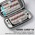 thumbnail image 2 of Funda rígida resistente compatible con Nintendo Switch OLED, mandos Joycons y adaptador de CA - Bolsa protectora para transporte y almacenamiento, 2 of 6