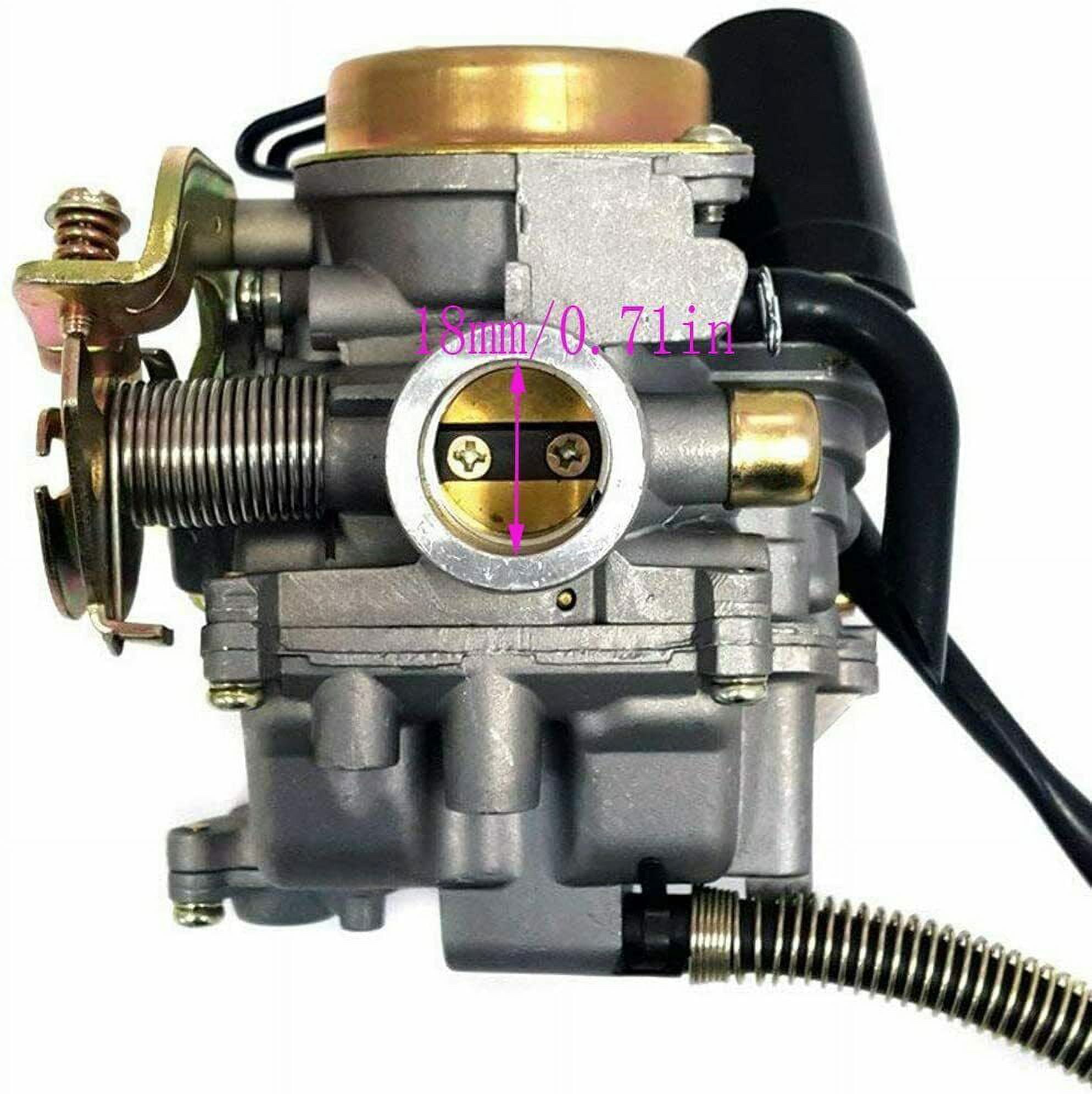 139QMB Carburetor for GY6 50cc 49CC 4 Stroke Scooter Taotao 18mm Intake  Manifold 