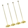 thumbnail image 4 of NICEXMAS 4Pcs Sturdy Golden Metal Flag Bracket Desktop Holder Wear Resistant Base for Office, 4 of 8